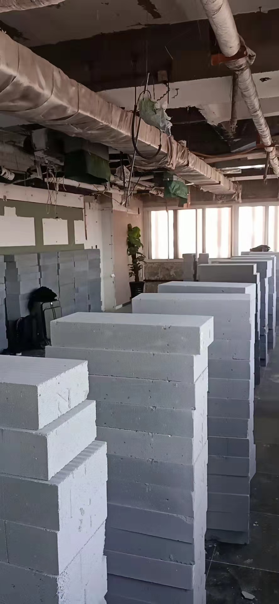 加气块隔墙施工参考